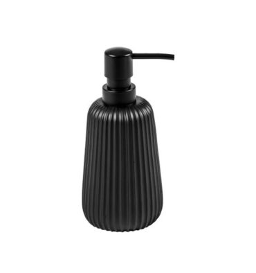 dispenser-sapone-collezione-plissé-in-resina-nero-cipì-interiortedone